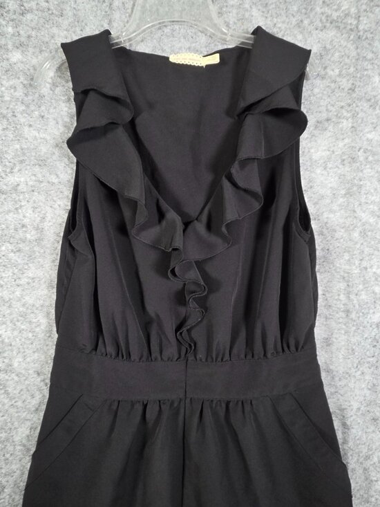 Urban Outfitters Pins and Needles Women's Sleeveless Romper Black Size 10 - Picture 2 of 7